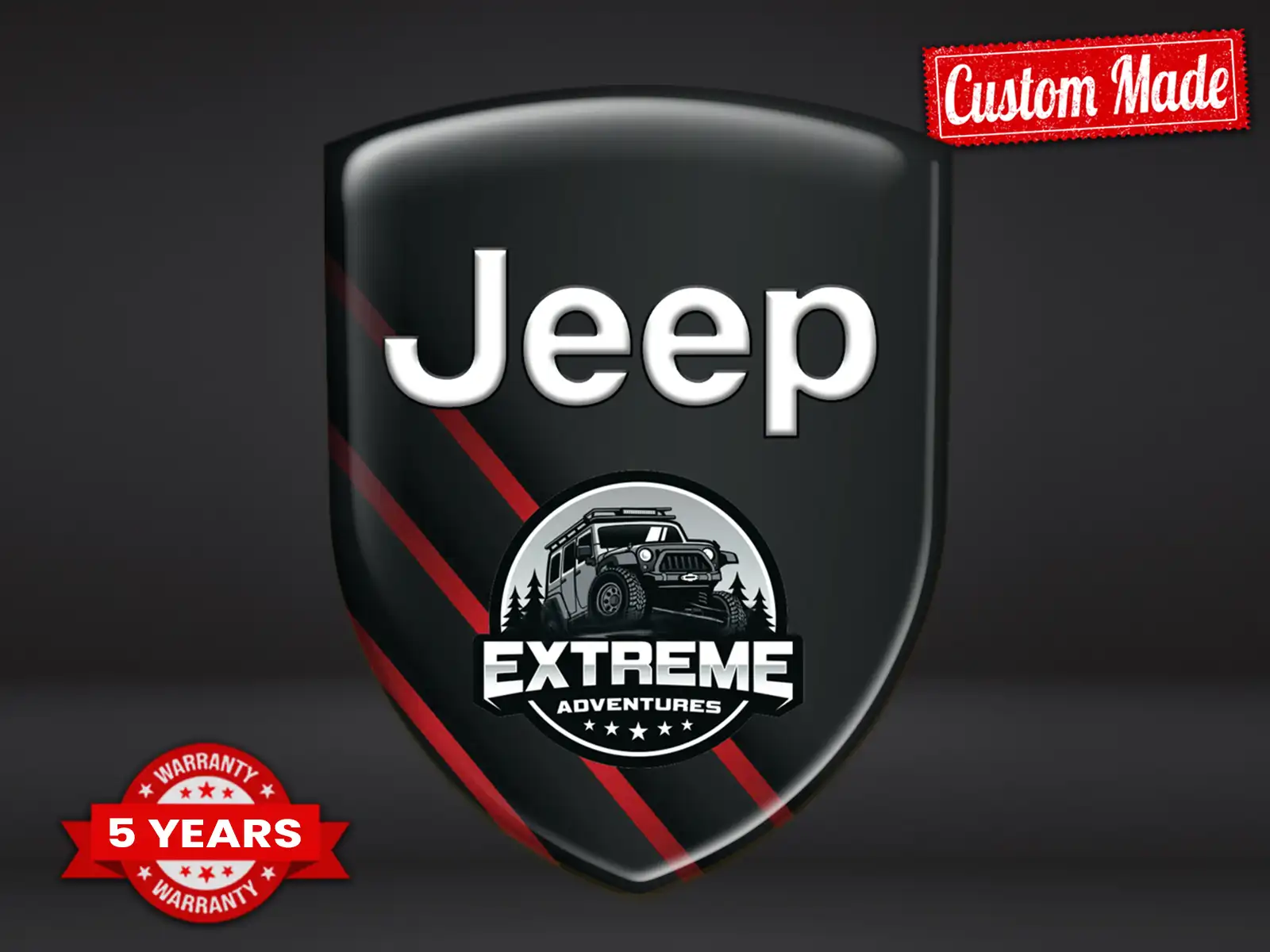 Jeep Logos Auto Alta Gama Resistentes Profesional Personalizable